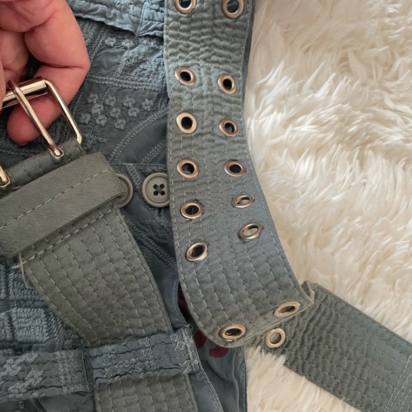 Johnny Was skirt size 0 with belt - Picture 6 of 6